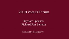 Keynote: Richard Pan, Senator – 2018 Voters Forum