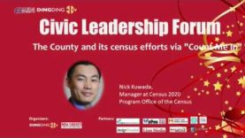 Civic Leadership Forum-Keynote: The County and its census efforts via “Count Me In”