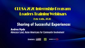 2. AACI Andrea Hyde-Sharing of Successful Experiences