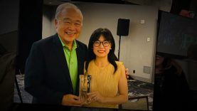 Ding Ding TV COO Sandy Ying Wang received the Professional Excellence Award from Silicon Valley Central Chamber of Commerce