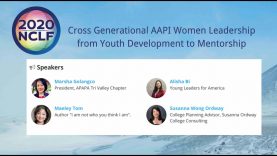 2020 NCLF-Cross Generational AAPI Women Leadership from Youth Development to Mentorship