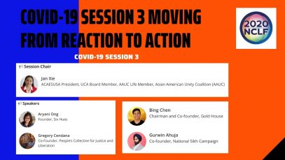 COVID-19 Session 3: Moving from Reaction to Action