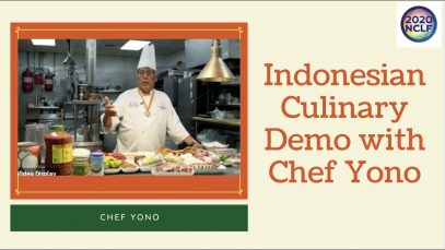Indonesian Culinary Demo with Chef Yono