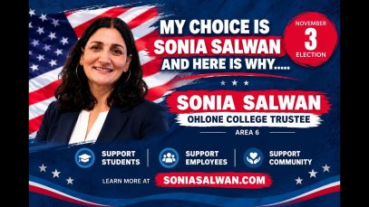 Innovation Dialog｜Ohlone College professors are going door to door to campaign for Sonia Salwan!